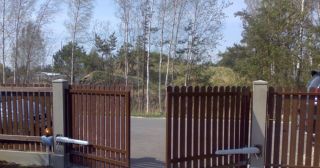 Купить распашные ворота из штакетника Щербинка, цена от 2699 руб.